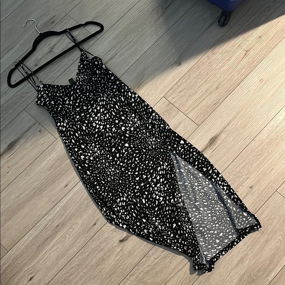 Black and White Spotted Dress - Picture 1 of 2